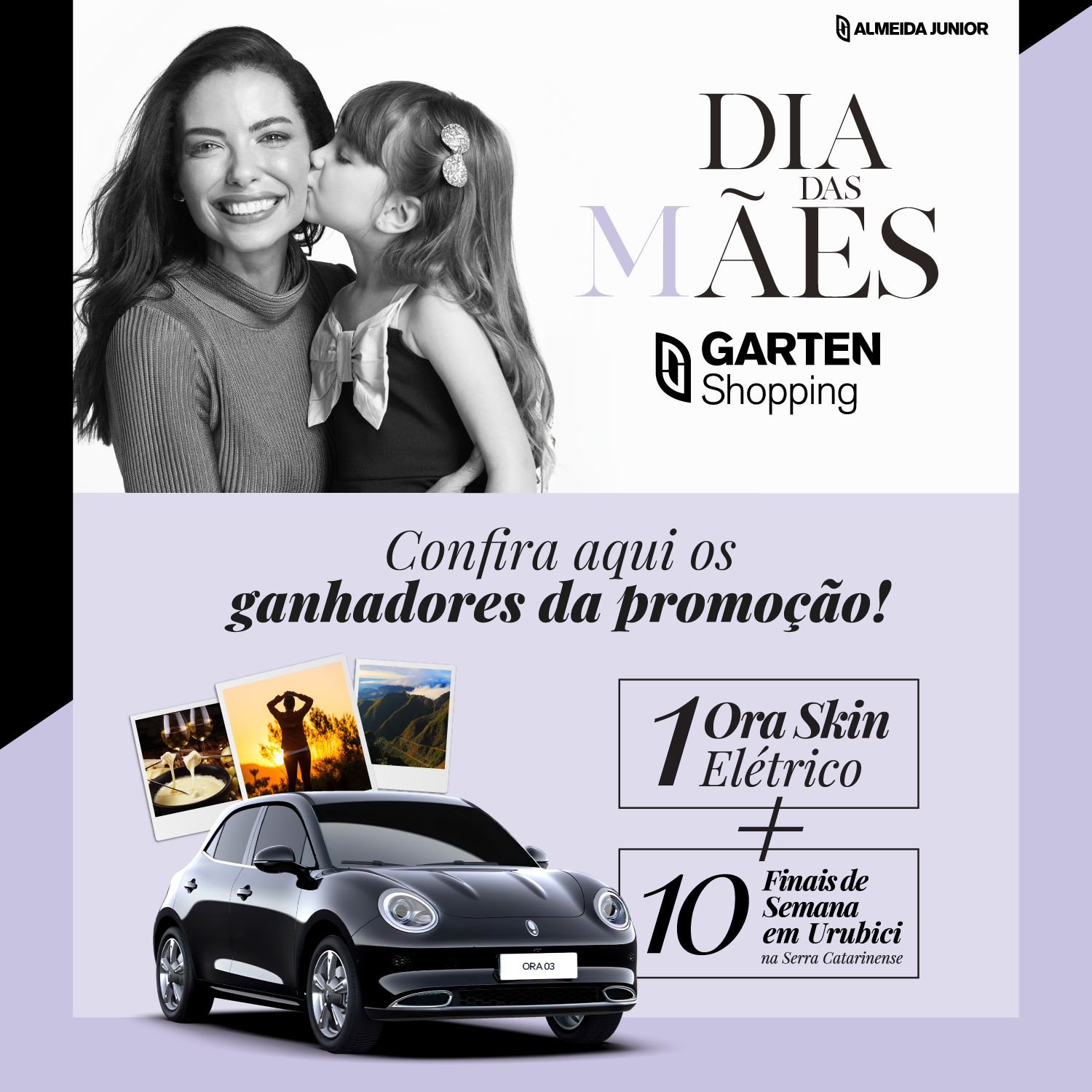 Confira os ganhadores da promoção Dia das Mães do Garten Shopping