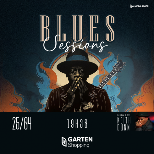 É amanhã: Garten Blues Sessions celebra 14 anos do Garten Shopping com Keith Dunn