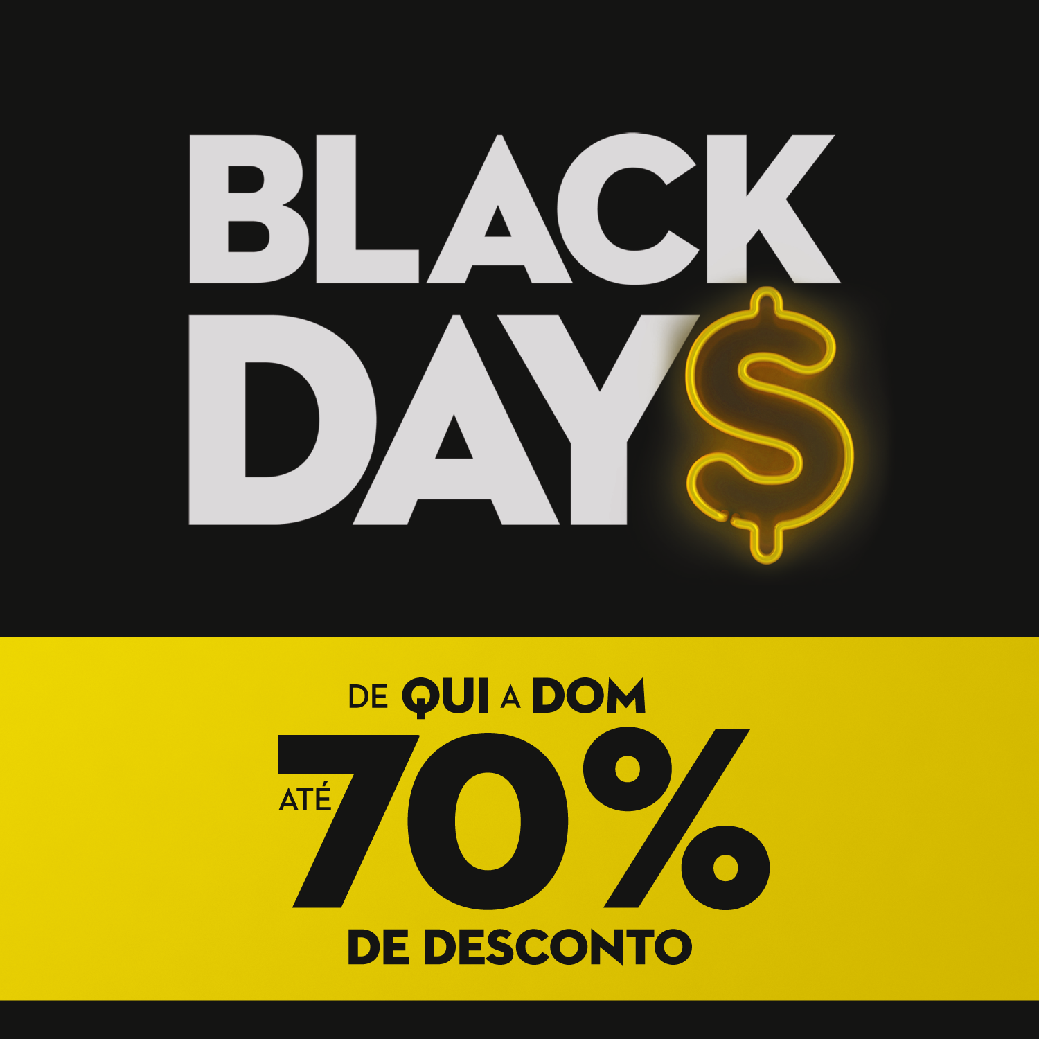 Nações Shopping inicia a tradicional Liquidação Black Days