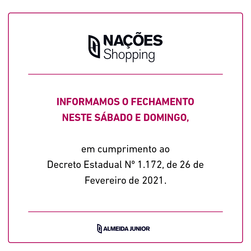 Comunicado: Aviso de Fechamento Temporário do Thermas