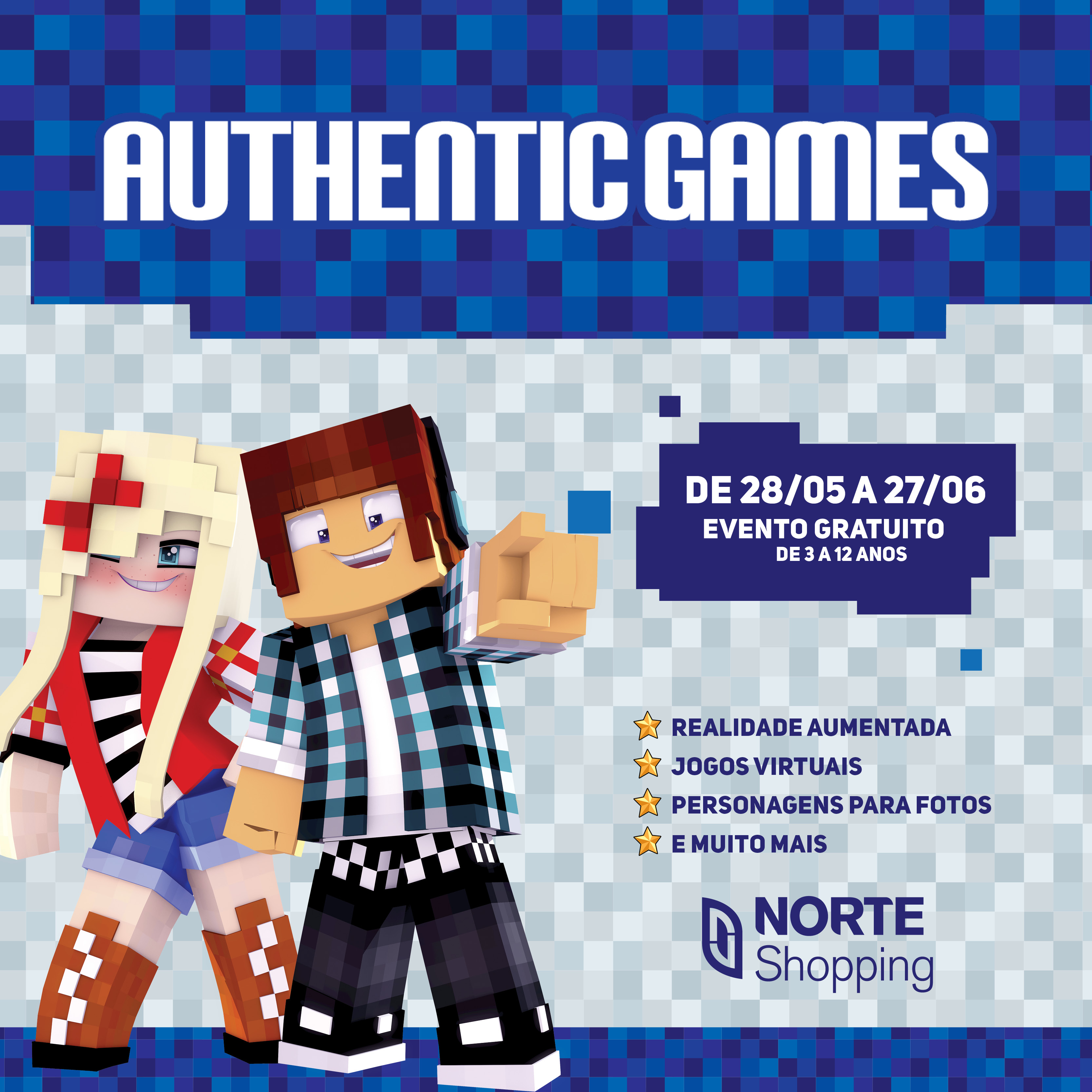 Authentic Games já chegou aqui no Norte Shopping - Acontece - Norte Shopping