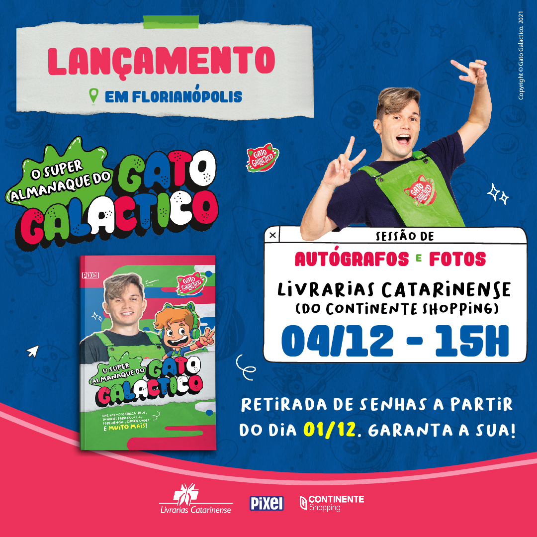 Gato Galáctico estará neste sábado no Continente Shopping - Acontece -  Continente Shopping